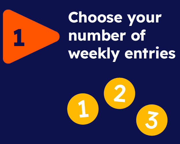 Choose your number of weekly entries